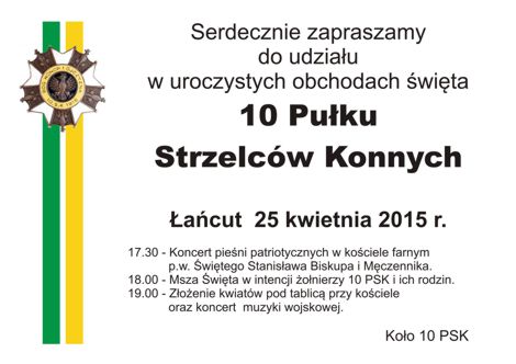 Święto 10 Pułku Strzelców Konnych