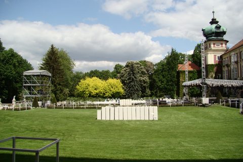 Przygotowania do koncertu plenerowego, fot. Marek Moskała