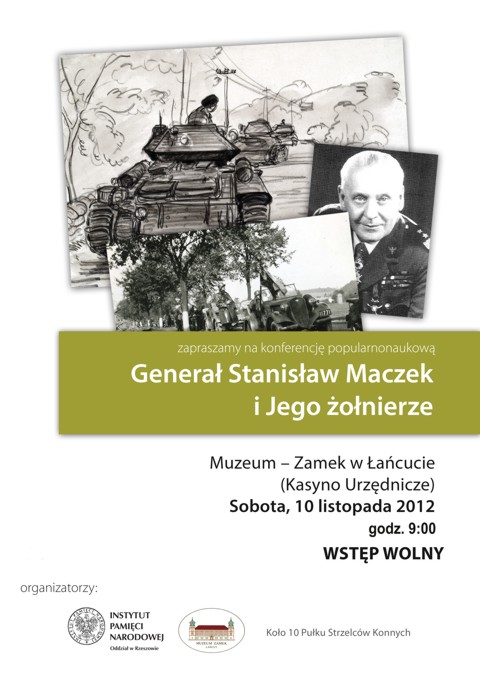 Generał Stanisław Maczek i Jego żołnierze - konferencja