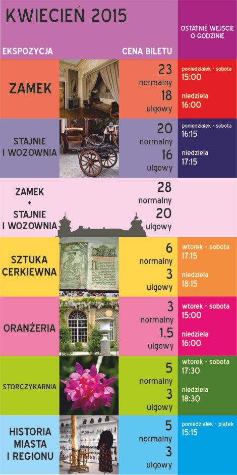 Cennik kwiecień 2015