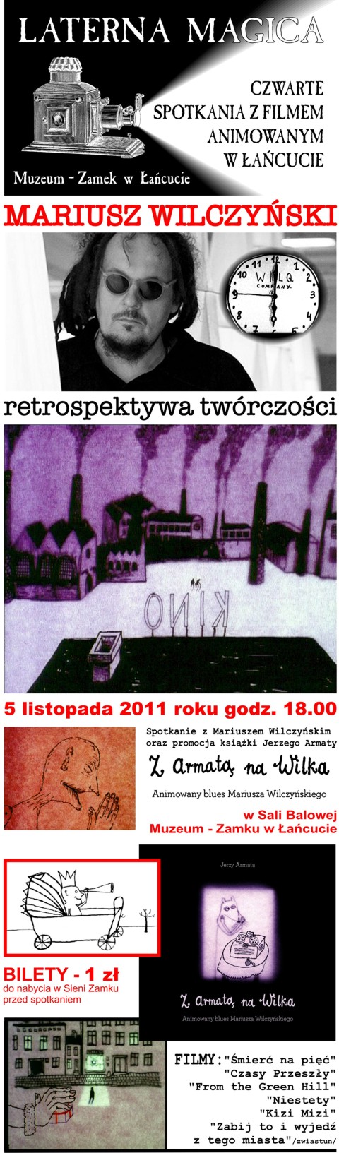 LATERNA MAGICA. Czwarte spotkania z filmem animowanym w Łańcucie.