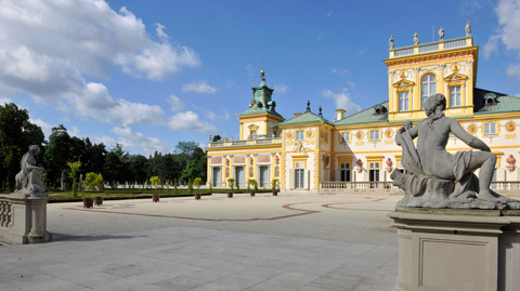 Taras Górny ogrodu wilanowskiego, fot. W. Holnicki, Muzeum Pałacu Króla Jana III w Wilanowie